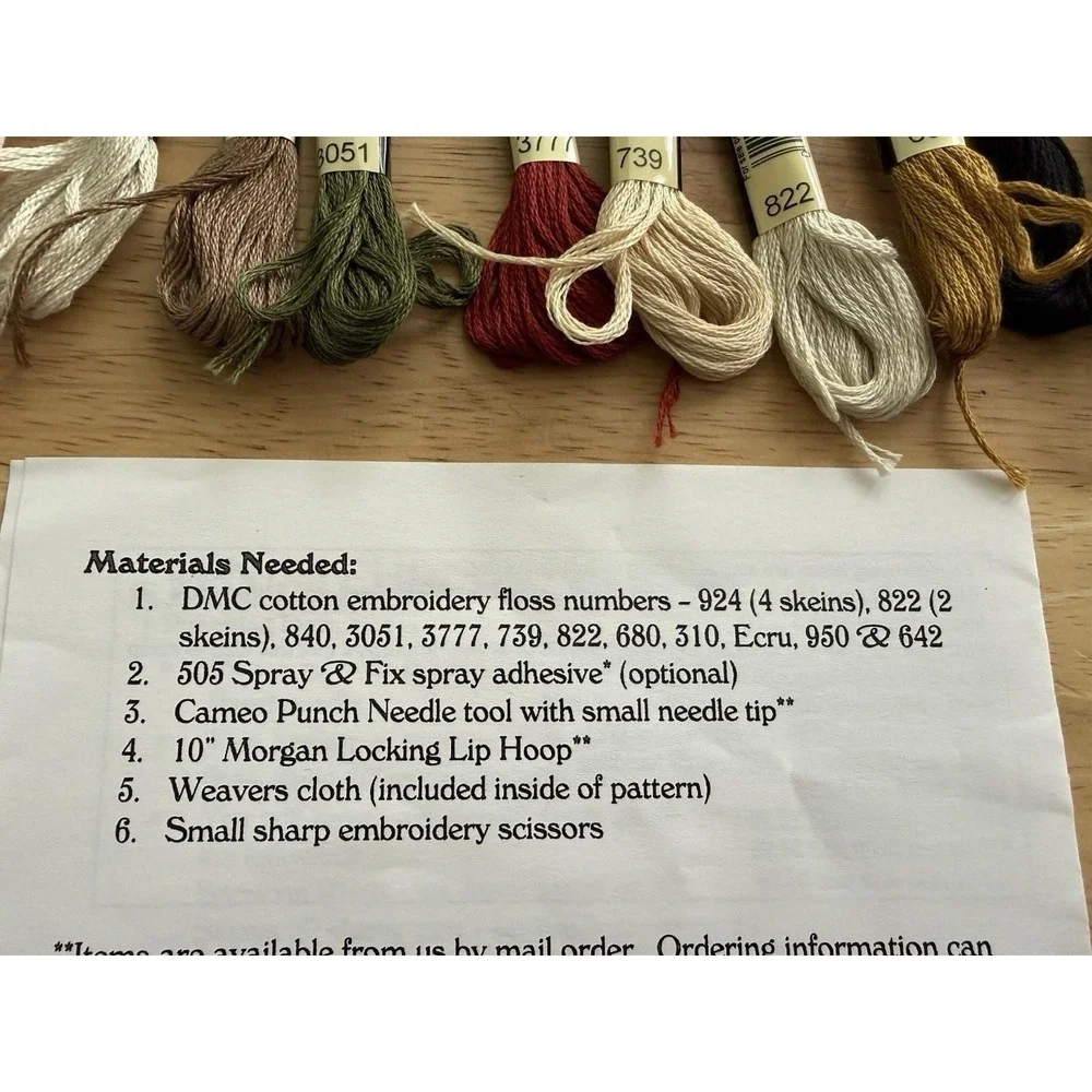 With Thy Needle & Thread Punchneedle Kit PN148 Christmas Ride Brenda Gervais